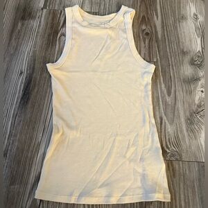 A New Day Cream Fitted Tank Top